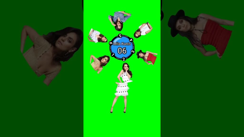 cute mila Kunis stop challenge #006 #greenscreen #shorts