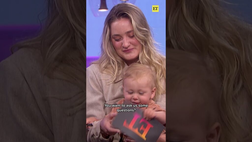 Aly Michalka’s Son Makes TV Debut While ‘Spilling the E-Tea’ with AJ #alyandaj #shorts