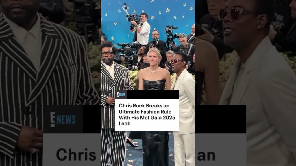 The fashion rule Chris Rock he broke at the 2025 #MetGala in the comments.