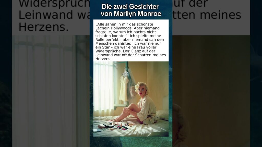 Die zwei Gesichter von Marilyn Monroe #Shorts, #Interessant, #UnglaublichAberWahr Die zwei Gesichter von Marilyn Monroe #Shorts, #Interessant, #UnglaublichAberWahr