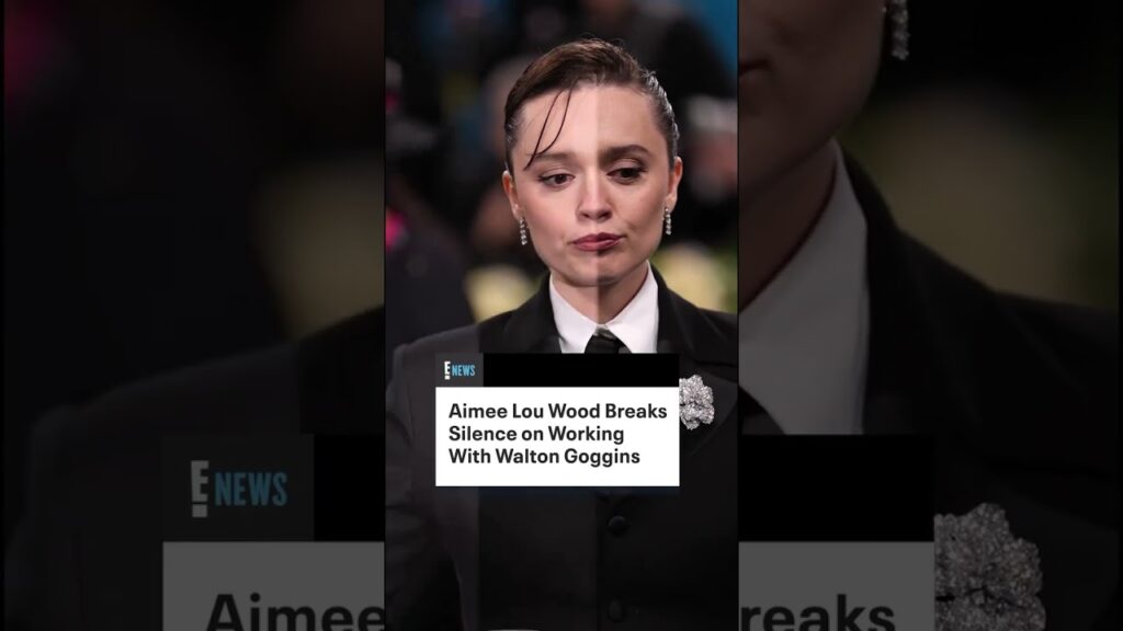 Aimee Lou Wood speaks on her experience acting alongside Walton Goggins in #TheWhiteLotus. #MetGala