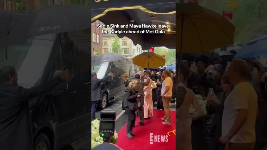 Sadie Sink and Maya Hawke are on their way to turn the #MetGala upside down. 😍
