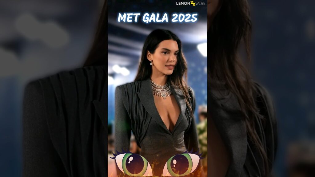 Kendall Jenner Met Gala 2025 Look | Bold & Stunning Appearance on Red Carpet! #metgala2025