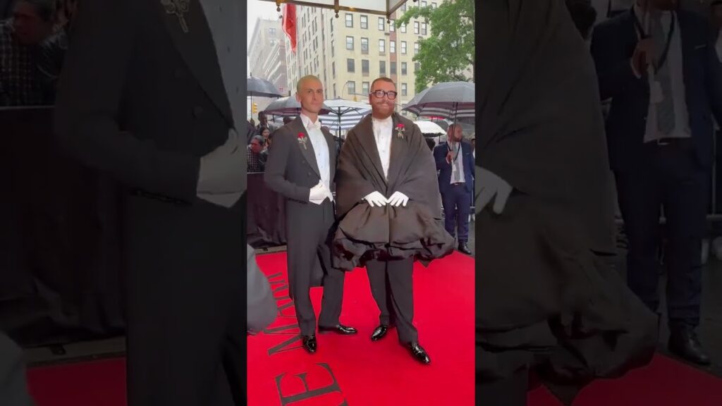 Sam Smith, Christian Cowan coordinate for Met Gala 2025 #shorts Sam Smith, Christian Cowan coordinate for Met Gala 2025 #shorts
