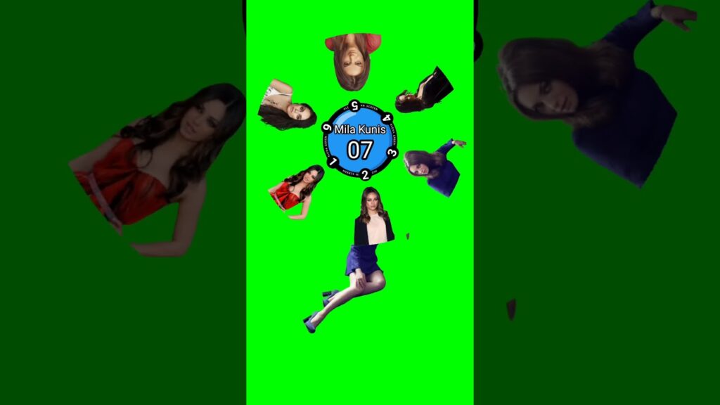 stop challenge Mila Kunis 😍🔥#007 #greenscreen #youtubeshorts