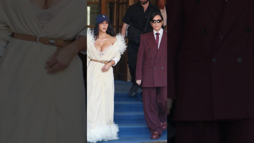 Kim Kardashian & Kris Jenner Chić Slays In These Paris Streets #kimkardashian #krisjenner #paris