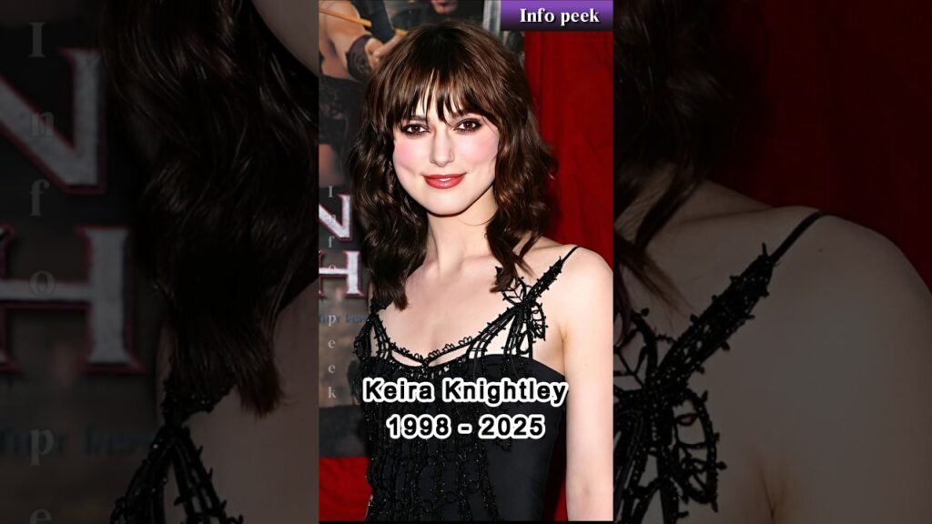 Keira Knightley through the years #keiraknightley #shorts #viralvideo #trending #Infopeek