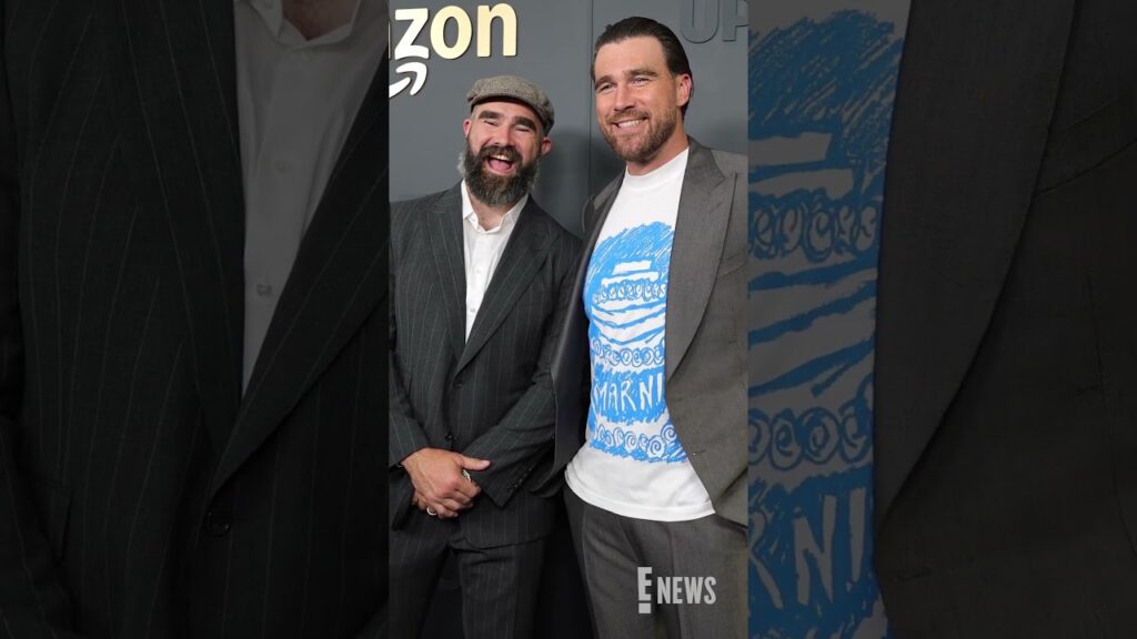 Travis Kelce and Jason Kelce are tackling the red carpet together. 🫶