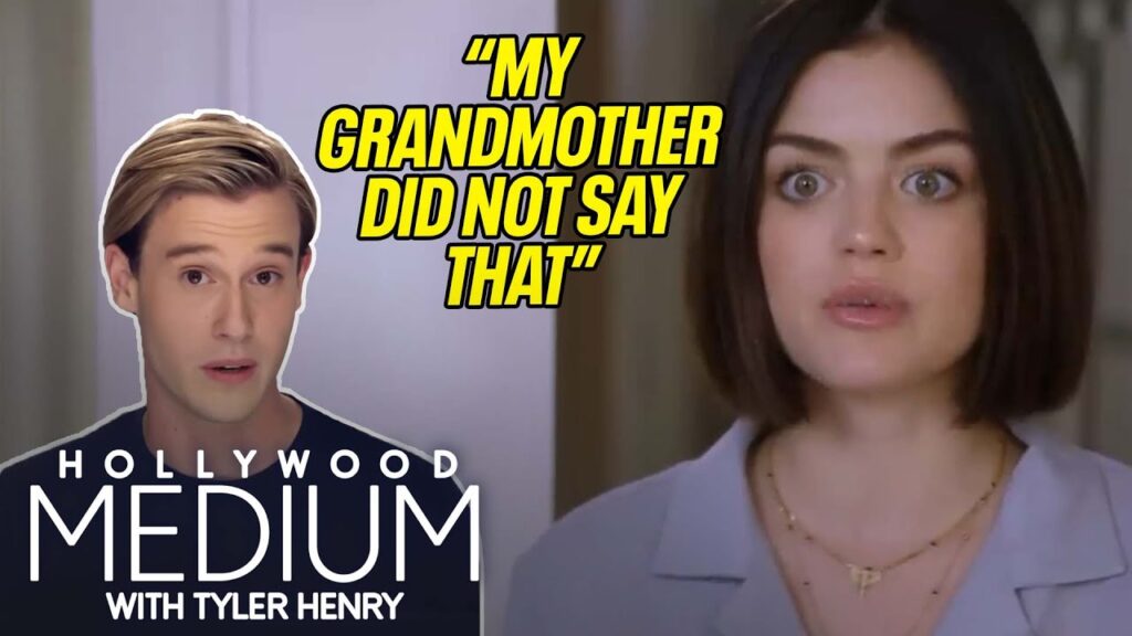 Tyler Henry Connects Pretty Little Liars Star Lucy Hale To Her Grandmother   Hollywood Medium   E! 1