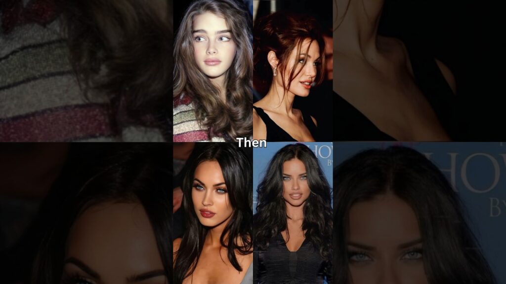 Unbeatable beauties of their time✨️👑 #model #aura #meganfox #adrianalima #anjelinajolie