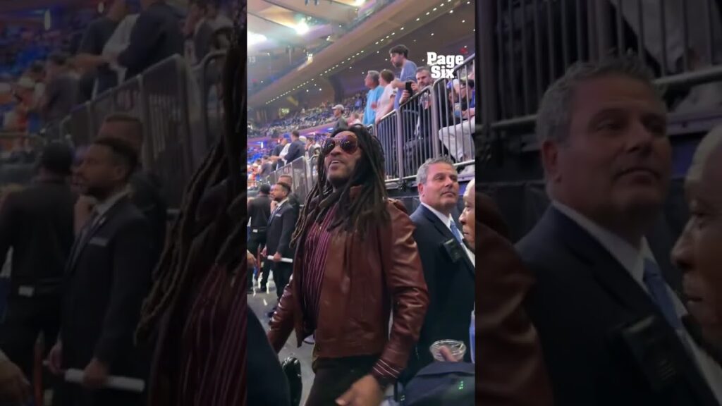 Lenny Kravitz has arrived for Knicks vs Celtics Game 6 at MSG 😎✨ #shorts