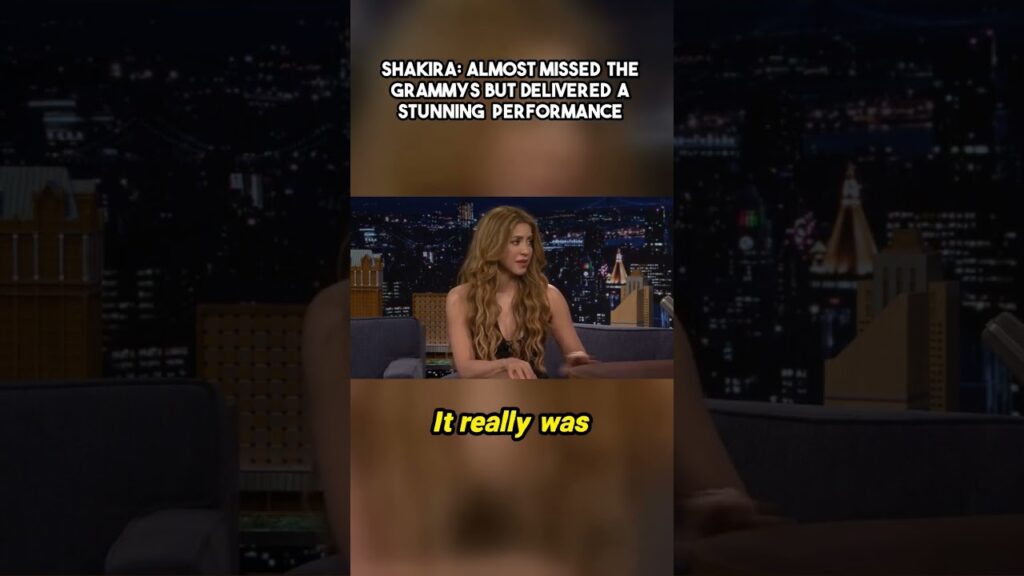 Shakira_ Almost Missed the Grammys but Delivered a Stunning Performance #shakira #interview #funny Shakira_ Almost Missed the Grammys but Delivered a Stunning Performance #shakira #interview #funny