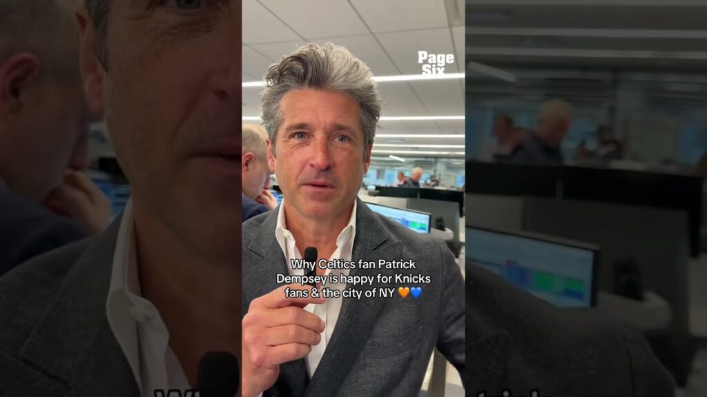 “Greys Anatomy” star Patrick Dempsey chatted Knicks/Celtics with us at BTIG Charity Day π #shorts "Greys Anatomy" star Patrick Dempsey chatted Knicks/Celtics with us at BTIG Charity Day π #shorts