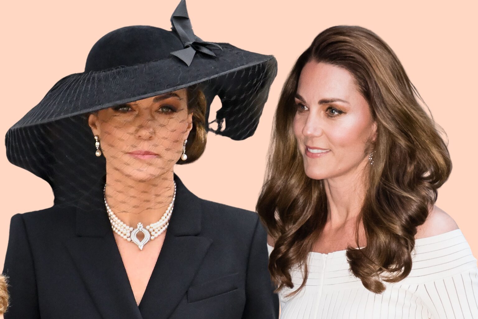Princess Kate Putting on Brave Face During Health Crisis Goes Viral Kate Middleton Wears Black and White