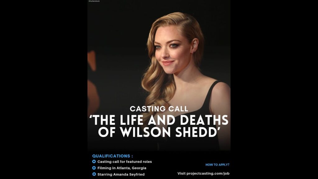 🎬 Casting Call Be Featured in “The Life and Deaths of Wilson Shedd” 🎭✨ 🎬 Casting Call Be Featured in “The Life and Deaths of Wilson Shedd” 🎭✨