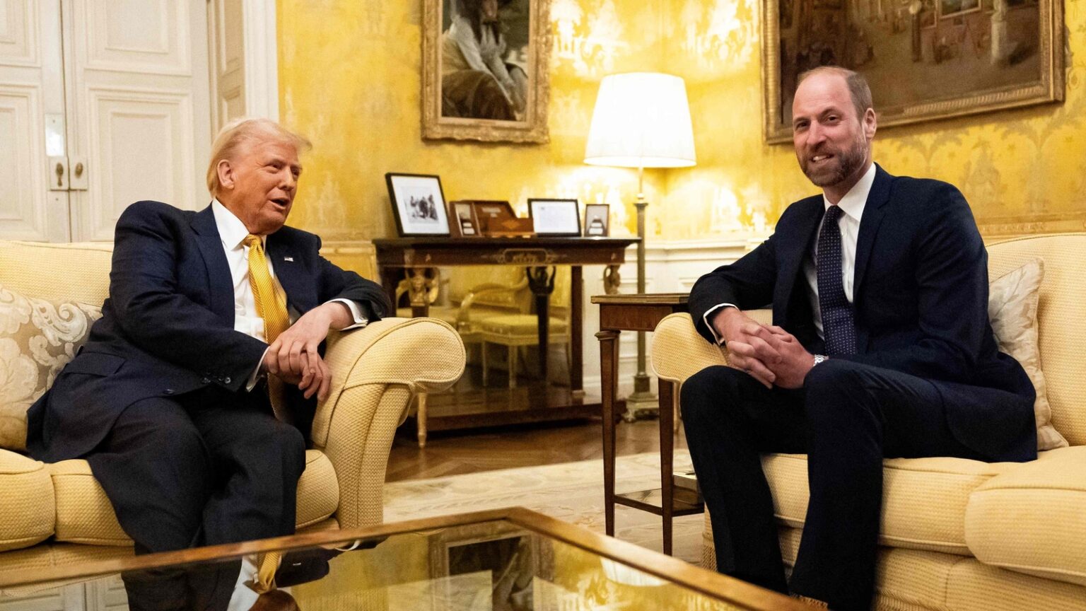 Donald Trump praises Prince William as the two meet in Paris, ‘Great man this one’