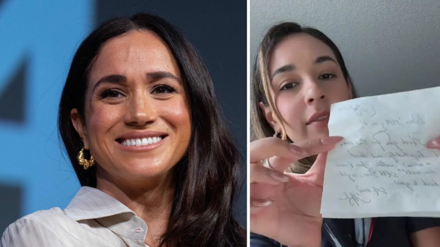 American Airlines flight attendant reads aloud handwritten note from Meghan Markle | Watch | World News