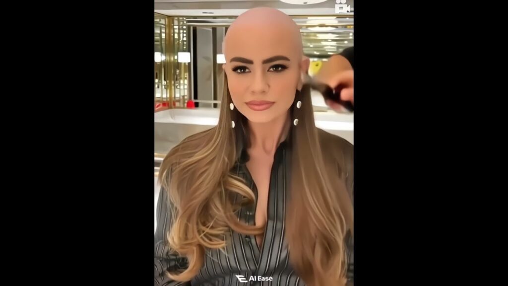 SOFIA VERGARA - BALD HEADSHAVE - HAIRCUT - MOTTAI - GUNDU - LATINA - HOLLYWOOD (Made using AI)