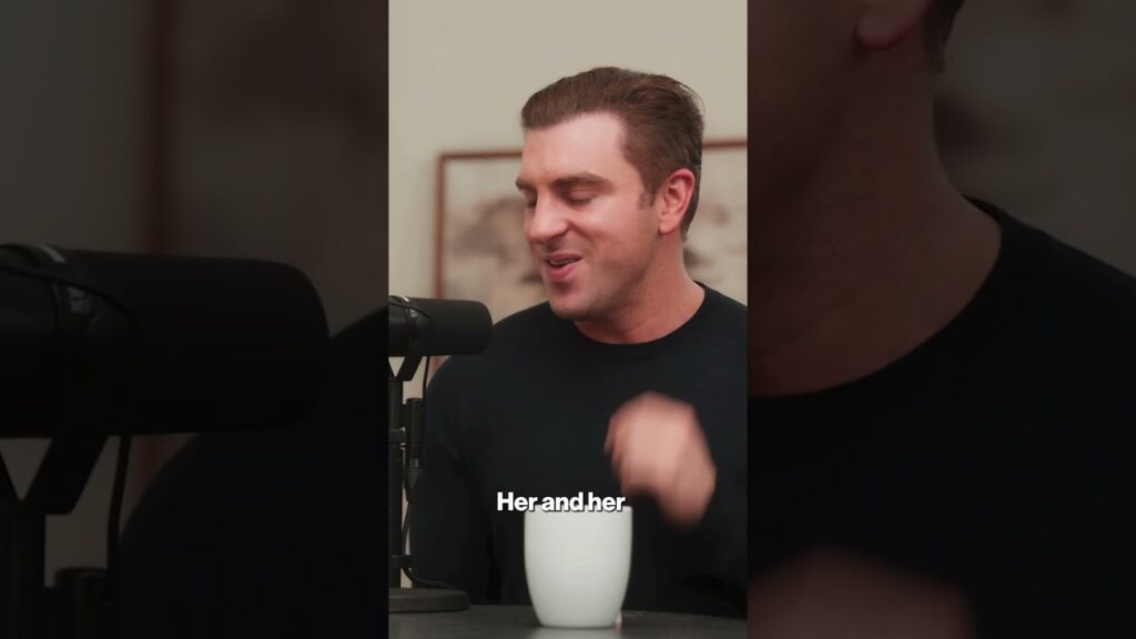 Michelle Obama has flirty exchange with Airbnb CEO Brian Chesky on podcast #shorts