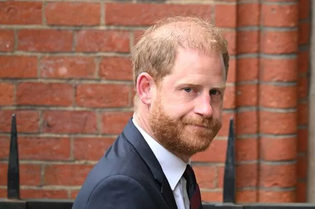 LONDON, UNITED KINGDOM - APRIL 09: The Duke of Sussex, Prince Harry, arrives to attend the second day of an appeal court hearing at the High Court in London, challenging the loss of his UK security detail in London, United Kingdom on April 09, 2025. (Photo by Rasid Necati Aslim/Anadolu via Getty Images)