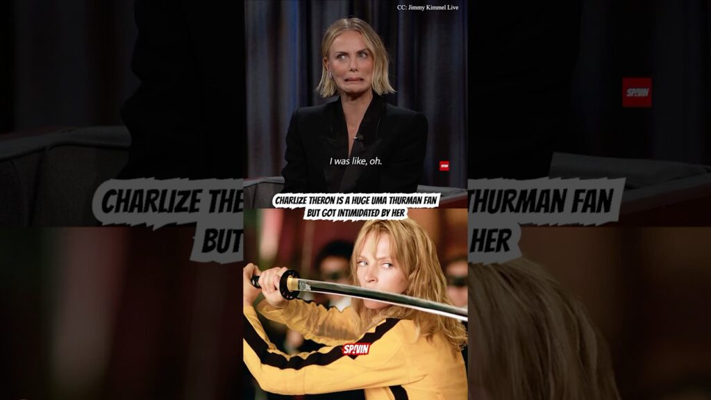 Charlize Theron gets intimidated by Uma Thurman #charlizetheron #umathurman #oldguard Charlize Theron gets intimidated by Uma Thurman #charlizetheron #umathurman #oldguard
