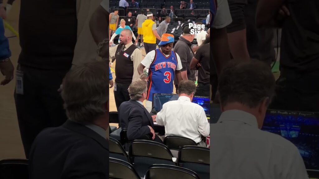 Tracy Morgan is ready for Knicks vs Pacers Game 2 at MSG 🏀 #shorts