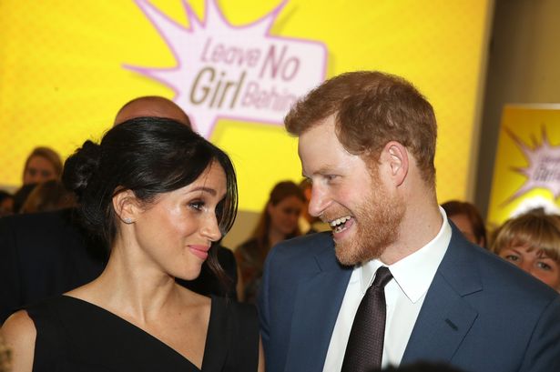 Meghan Markle and Prince Harry attend the Women's Empowerment reception in London in 2018