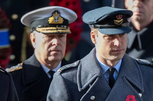 Prince William and Prince Andrew