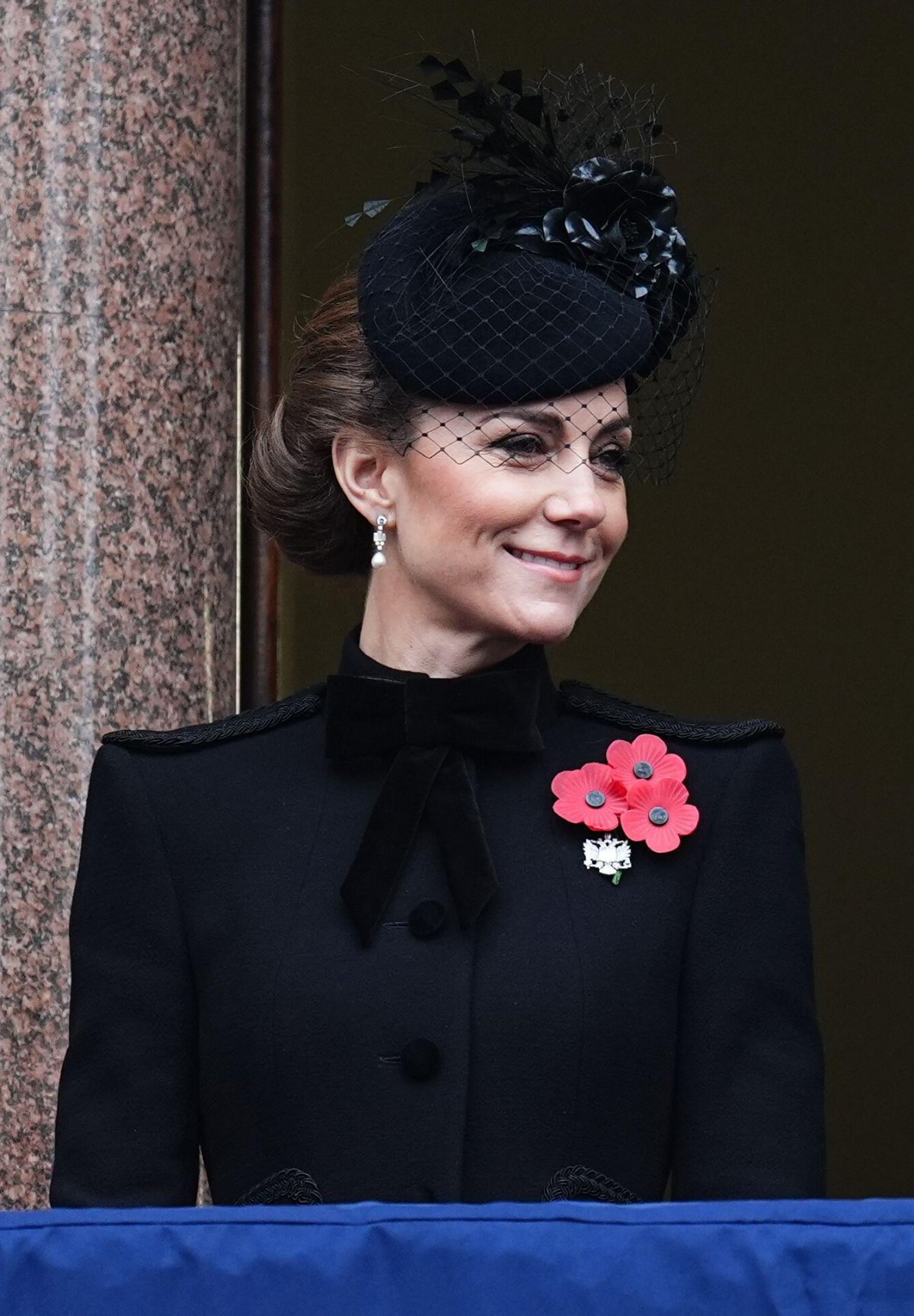 The Princess of Wales attends the Remembrance Sunday service at the Cenotaph in London on November 10, 2024 (Aaron Chown/PA Images/Alamy)