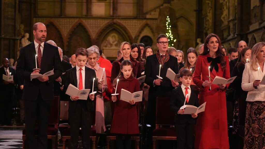 A mother daughter match! Princess Charlotte is the spitting image of Kate Middleton as the duo don matching festive coats for the Princess of Wales' Christmas carol concert