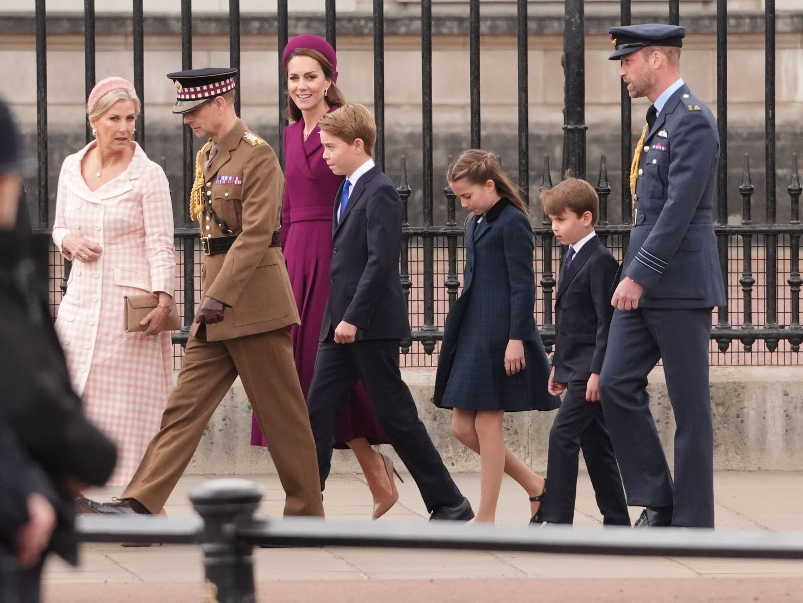 Image may contain Sophie Countess of Wessex Prince William Duke of Cambridge Prince George of Cambridge and Person