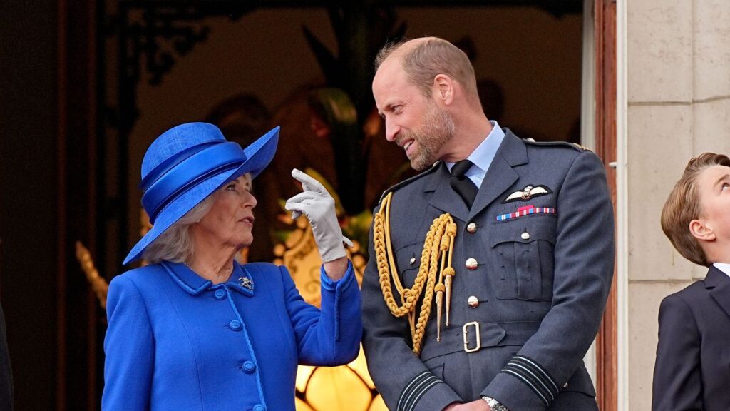 Prince William and Queen Camilla showcase their affectionate bond during VE Day celebrations Prince William and Queen Camilla showcase their affectionate bond during VE Day celebrations
