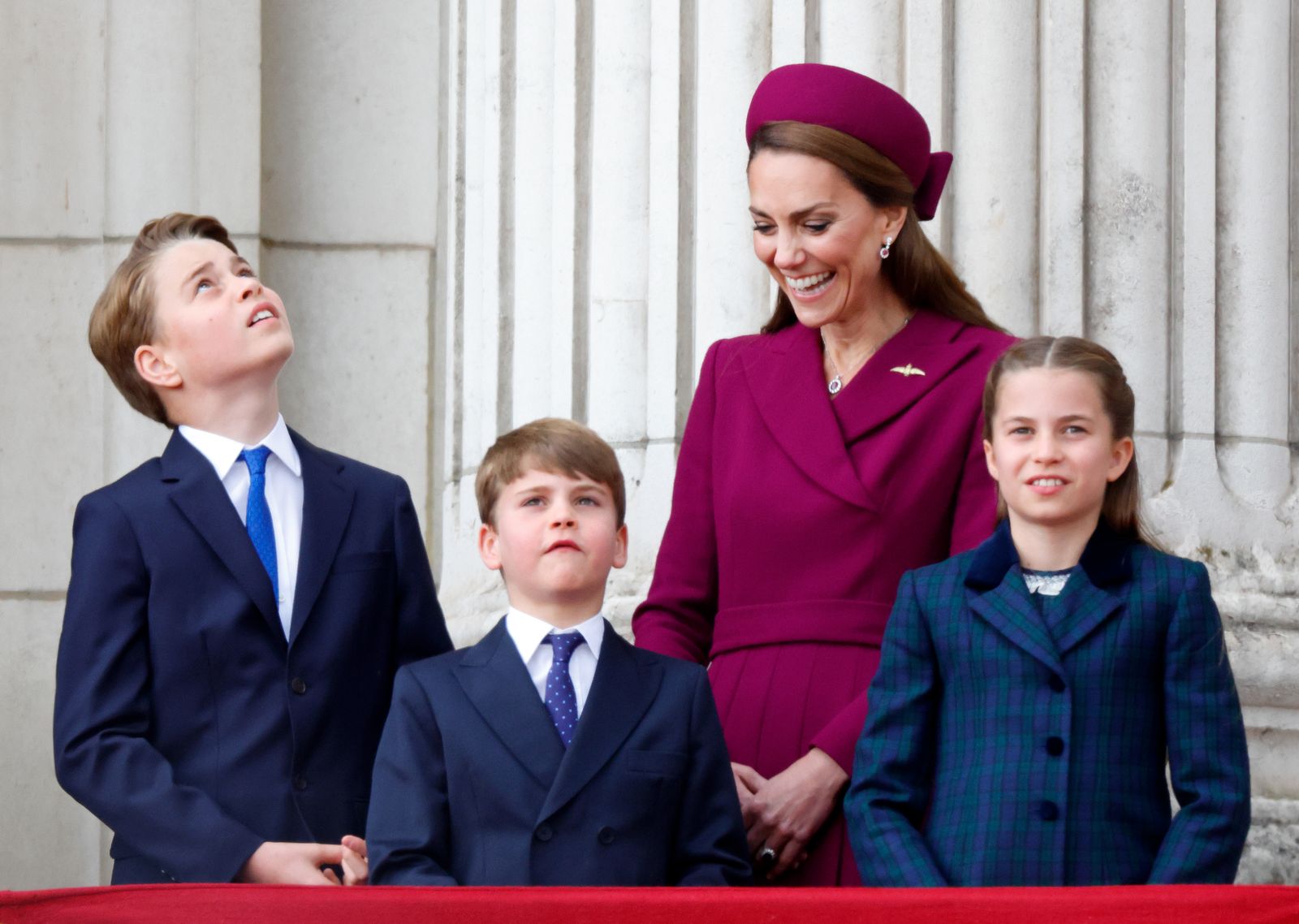 Image may contain Prince George of Cambridge Katharina Franck People Person Blazer Clothing Coat Jacket and Adult