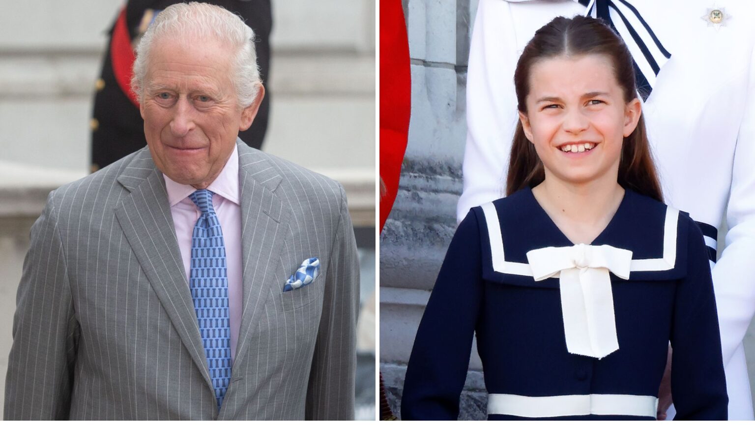 King Charles’s hope for Princess Charlotte when he’s ‘old’ Composite of a picture of King Charles in 2025 and a picture of Princess Charlotte at Trooping the Colour 2024