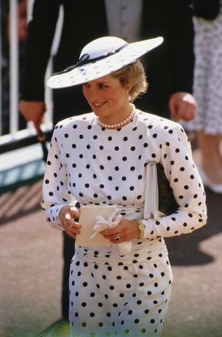 Getty Princess Diana at Royal Ascot in June 1988