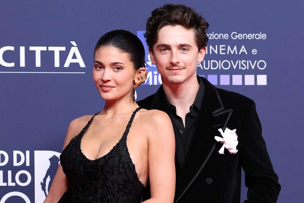 Kylie Jenner and Timothée Chalamet Finally Make Their Red Carpet Debut in Glamorous Coordinating Outfits