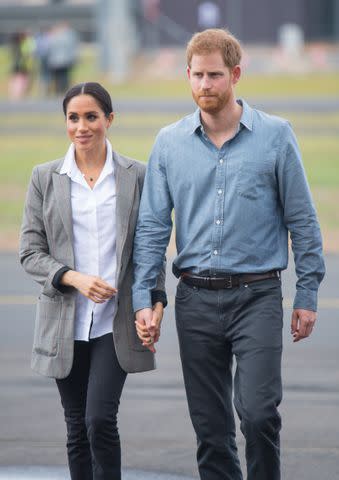 Getty Meghan Markle and Prince Harry in Australia on October 17, 2018