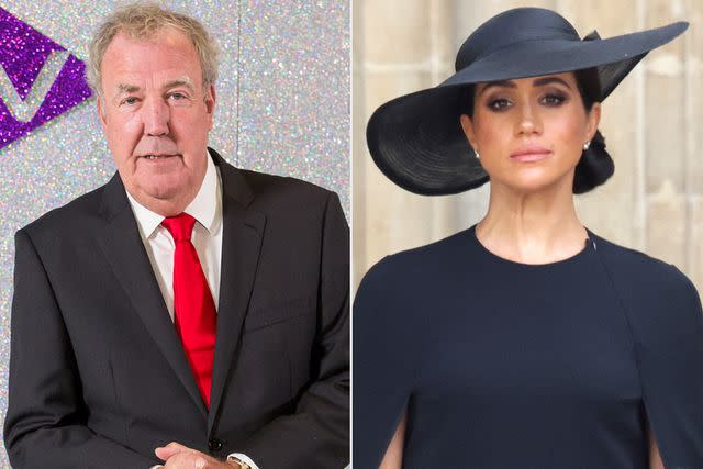 Nick England/Getty; Chris Jackson/Getty Jeremy Clarkson; Meghan Markle.