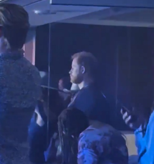 Prince Harry at a Beyoncé concert.