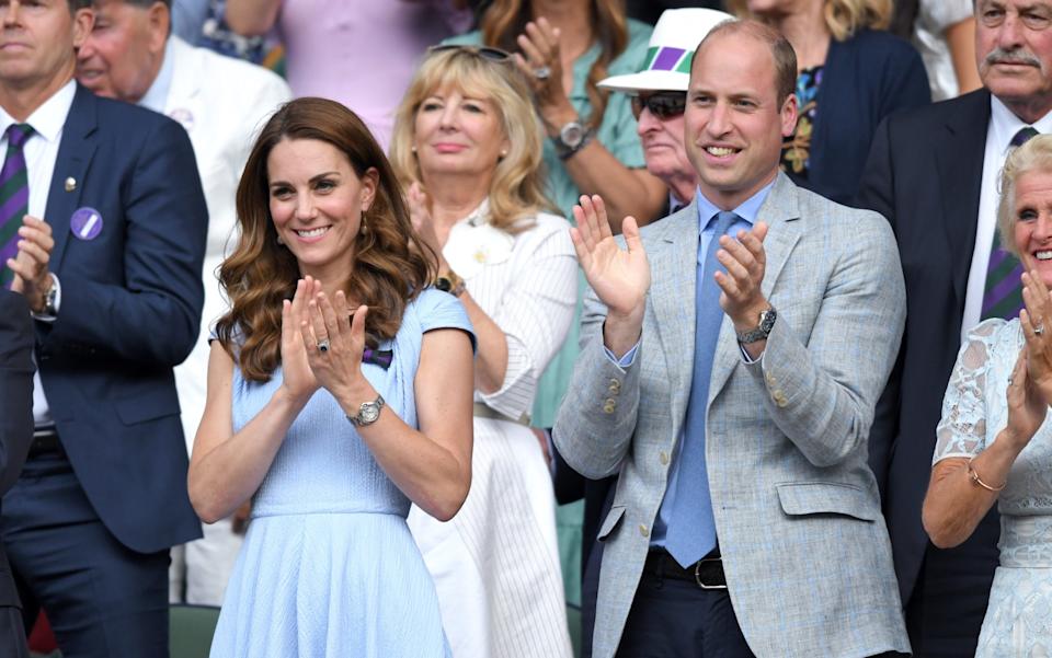 The Prince and Princess of Wales at Wimbledon 2019