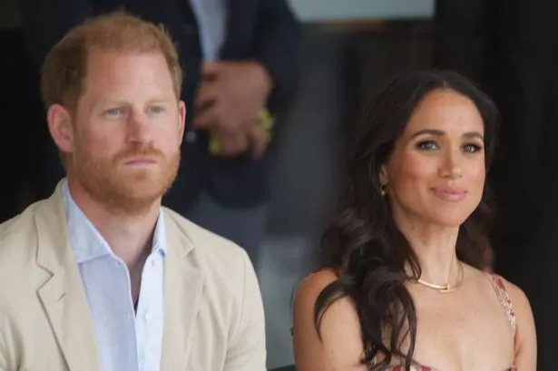 Prince Harry, Duke of Sussex, and Britain's Meghan, Duchess of Sussex
