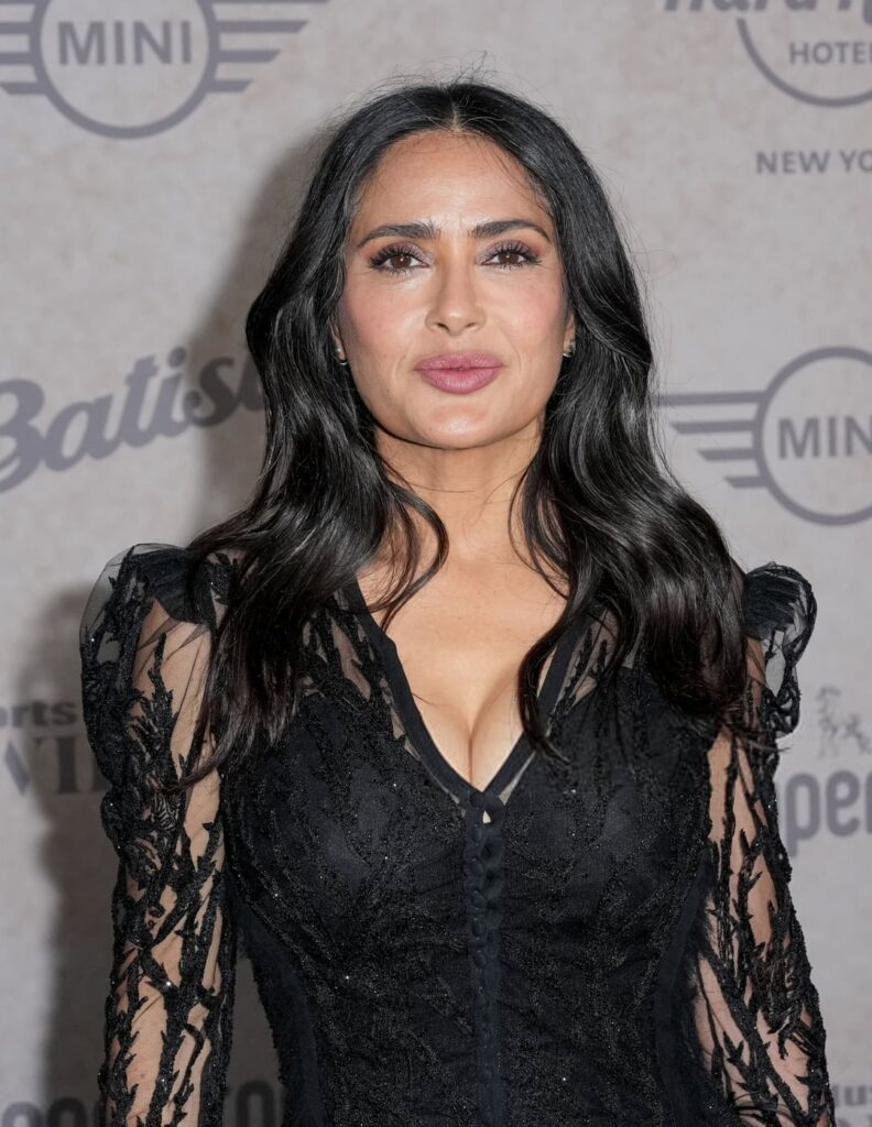 Salma Hayek at the Sports Illustrated Swimsuit Issue launch party On May 15th 2025