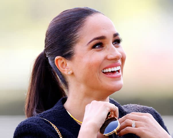 Getty Meghan Markle at the Invictus Games 2020 at Zuiderpark on April 16, 2022.