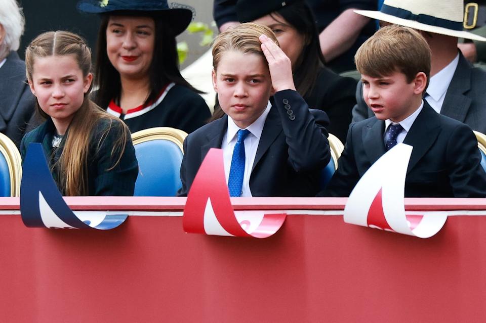 Prince George, Prince Louis and Princess Charlotte (REUTERS)