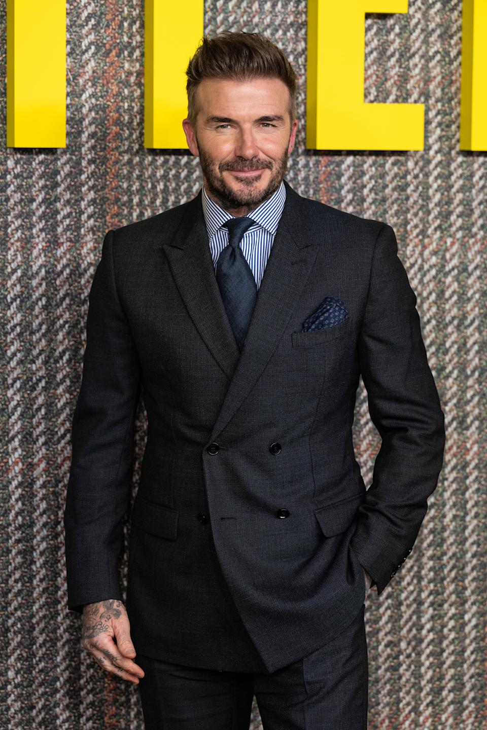 David Beckham at an event