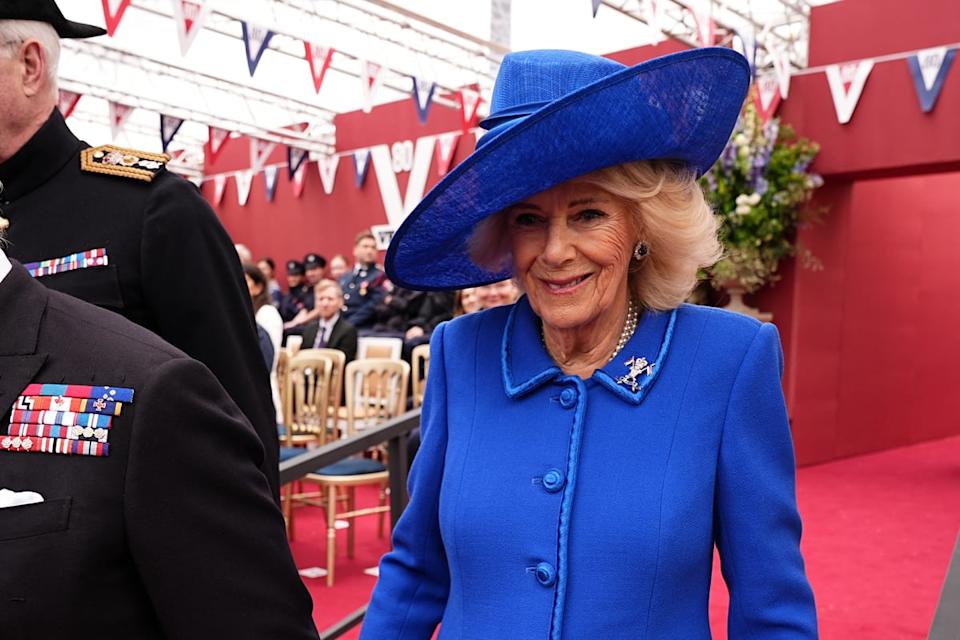 Queen Camilla (via REUTERS)
