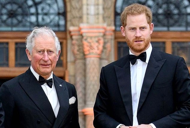 A tender moment between the then Prince Charles and Prince Harry was quickly overshadowed