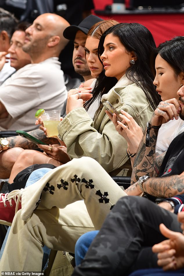 Keeping up with Kylie: The beauty mogul seen pictured above this month