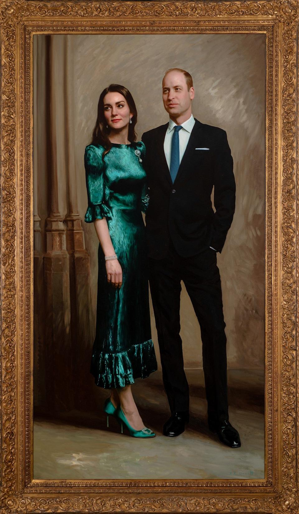 The Duke and Duchess of Cambridge by Jamie Coreth