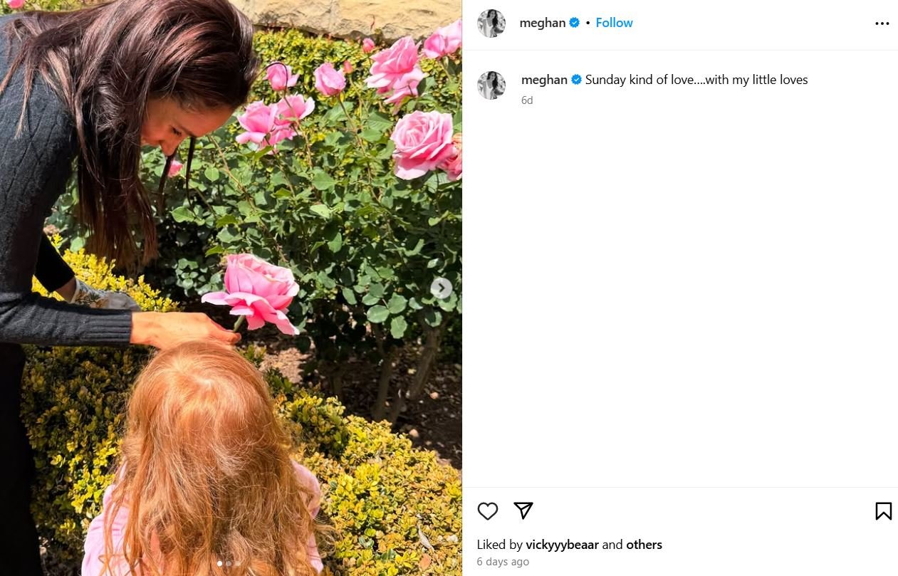 Meghan Markle offers rare glimpse into family weekend